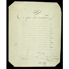 Modèle d'écriture.