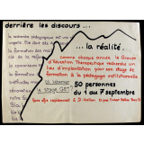 Derrière les discours… la réalité.