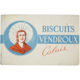 Buvard publicitaire. Biscuits Vendroux.