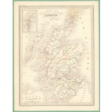 Carte d'Écosse. 