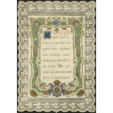 Image religieuse. Marie est si bonne qu'elle ne peut voir couler nos larmes, sans se laisser attendrir ; on ne la [-] jamais qu'avec un coeur plein d'espérance.