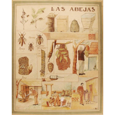 Tableau mural. Las abejas. 