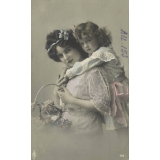 Fillette et sa mère. 