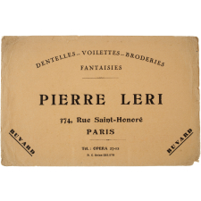 Buvard publicitaire. Pierre Leri.