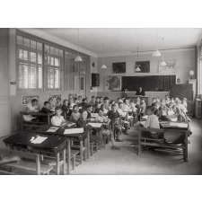 Ecole de garçons de Chilly-Mazarin. Photo de classe.