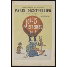 Grands magasins de nouveautés Paris-Montpellier, Montpellier. Jouets, étrennes 1912.