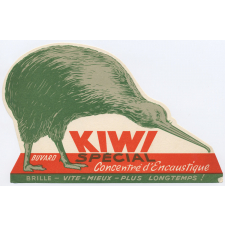 Buvard publicitaire. Kiwi Spécial. Concentré d'Encaustique.