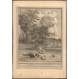 Fable de La Fontaine. Le Torrent et la Rivière. Fable CLXV.