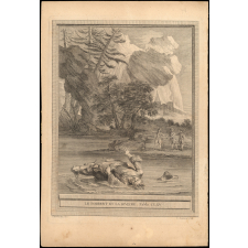 Fable de La Fontaine. Le Torrent et la Rivière. Fable CLXV.