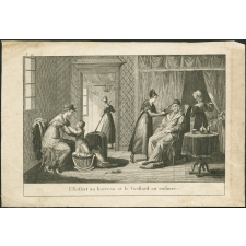 L'Enfant au berceau et le Vieillard en enfance.