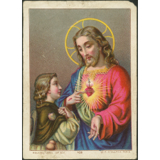 Image religieuse. Sacré Coeur.