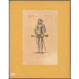 Sergent d'arme. XIIIème siècle. Règne de Louis IX.