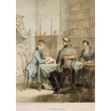 7 heures du matin, Leçons de langue latine et de Géographie. Chambre à coucher du Prince.