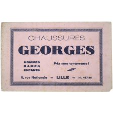 Buvard publicitaire. Chaussures Georges.