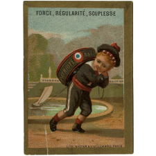 Image à collectionner. Force, régularité, souplesse.