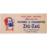 Buvard publicitaire. Papiers à cigarettes Zig-Zag.