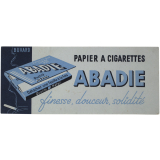 Buvard publicitaire. Papier à cigarettes Abadie.
