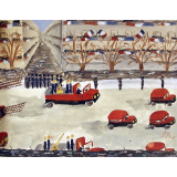 Défilé de pompiers le 11 novembre 1938. 
