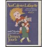 Aux Galeries Lafayette, Paris. Étrennes, jouets.