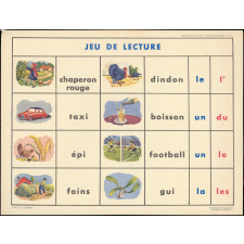Jeu de lecture.