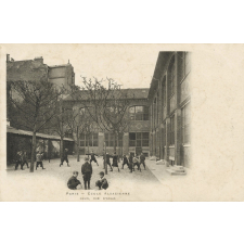 Paris - Ecole Alsacienne - Cour, rue d'Assas.