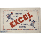 Buvard publicitaire. Margarine surfine Excel. 