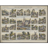 Fermes, villes, villages suite de vingt jolis paysages.