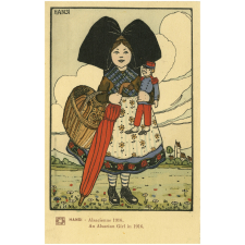 Hansi - Alsacienne 1916 (d'après l'estampe).