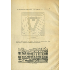 Ecole Arago. Plan général. Grande cour intérieure.