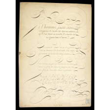 Modèle d'écriture. 