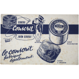 Buvard publicitaire. Fil à coudre Conscrit. 