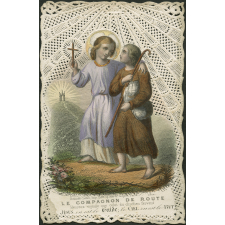 Image religieuse. Le compagnon de route.