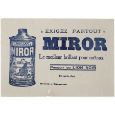 Buvard publicitaire. Miror. 