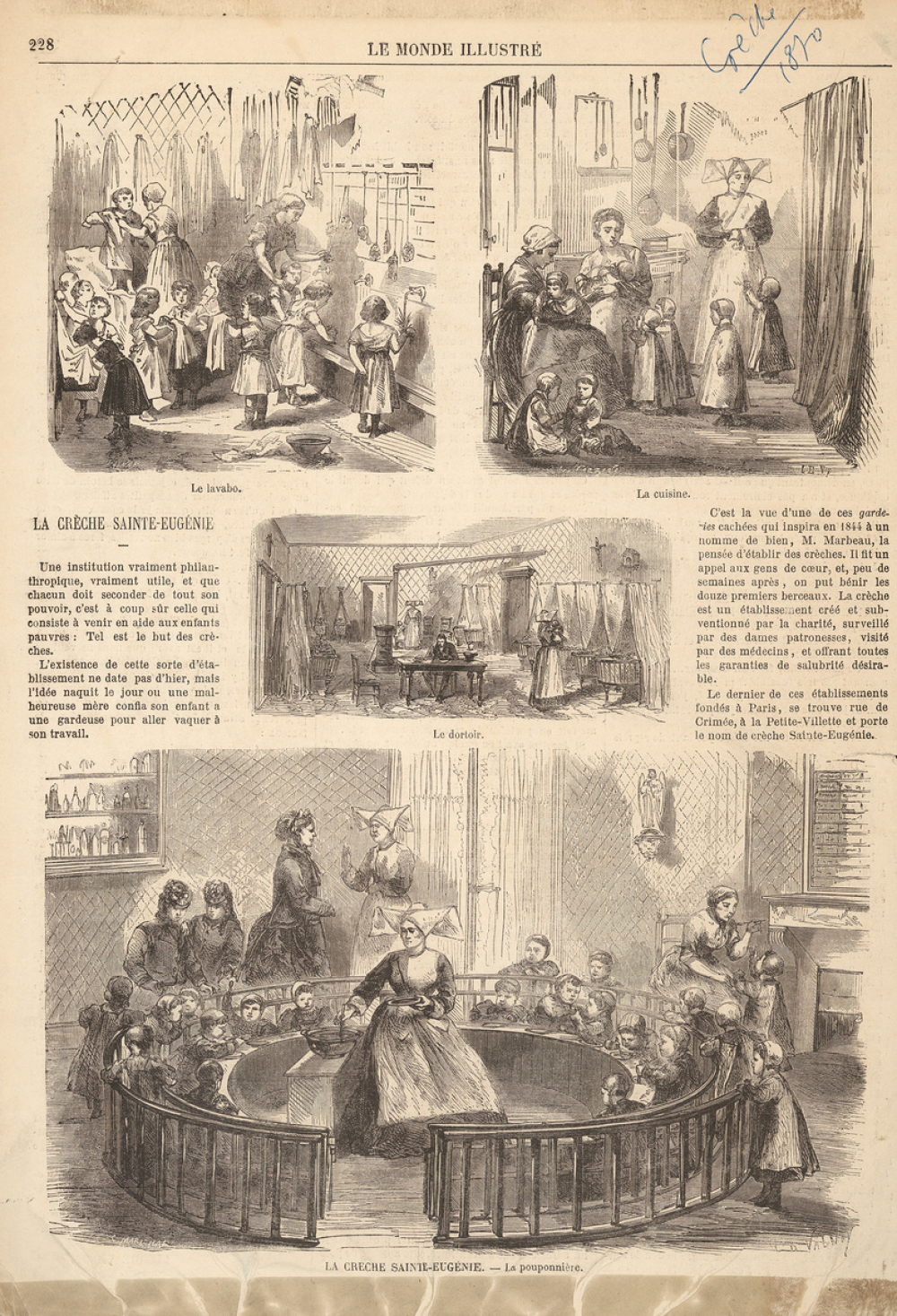La crèche Sainte-Eugénie.