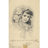 Portrait de fillette. 