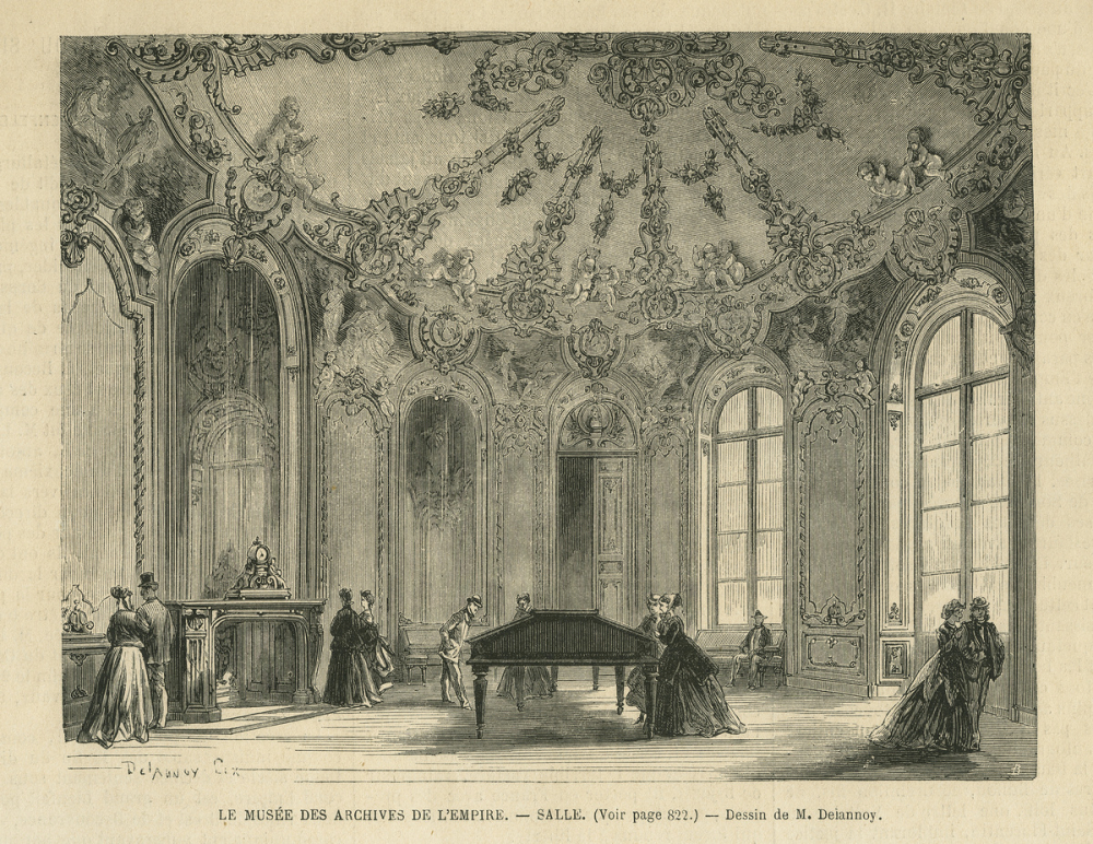Le Musée des Archives de l'Empire. Salle.