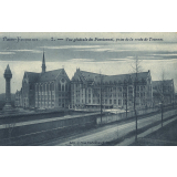 Passy-Froyennes - 2 - Vue générale du Pensionnat, prise de la route de Tournai.