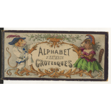 Alphabet d'animaux grotesques.