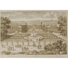 Veüe et perspective de la maison des Dames de St. Cyr du côté du Jardin.