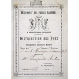 Ex-praemio . Pensionnat des frères maristes à Saint-Etienne-Valbenoite.