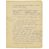Cahier de roulement / Classe de CFEP à Paris.