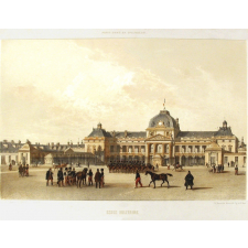 École militaire. Façade sur la Place de Fontenoy.