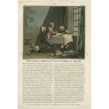 Descartes composant son systême du monde.