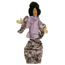 Marionnette à gaine. Les quatre races. 
