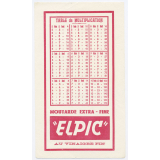 Buvard publicitaire. Moutarde Elpic. Table de multiplication.