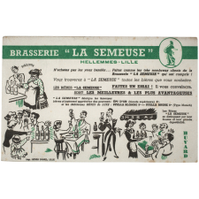 Buvard publicitaire. Brasserie La Semeuse.