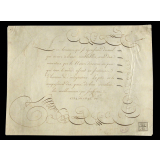Modèle d'écriture. 