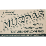 Buvard publicitaire. Nuzpass.