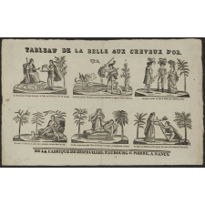 Tableau de la Belle aux Cheveux d'Or.
