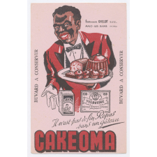 Buvard publicitaire. Cakeoma.